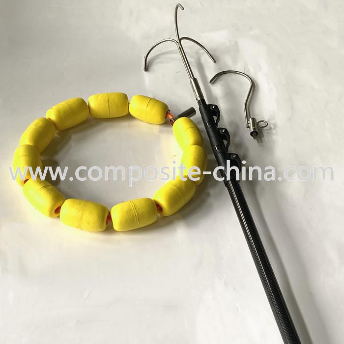 Carbon Fiber Water Rescue Telescopic Poles